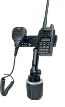 Load image into Gallery viewer, Light Duty Cup Holder Mount For All HT&#39;s And Portables With Mic Holder