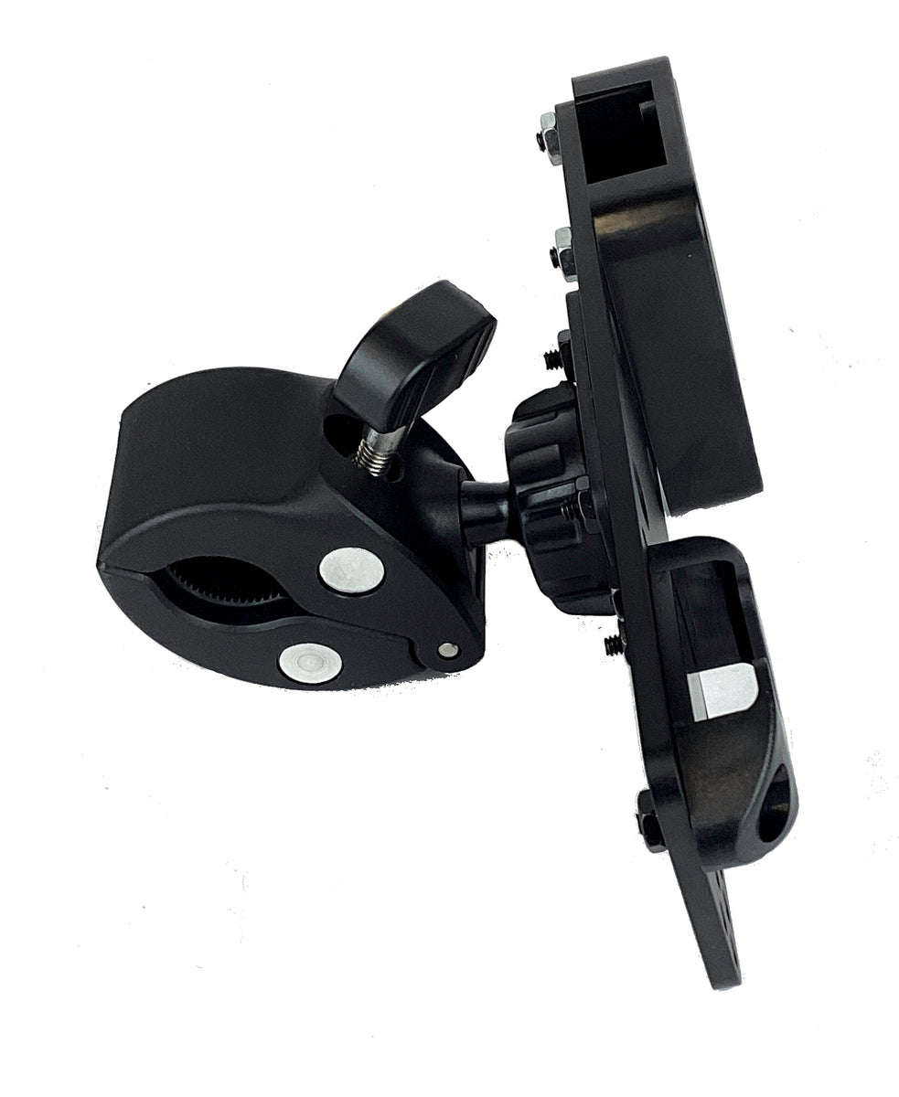 Jeep grab bar HT and speaker mic mount – Lido Radio Products