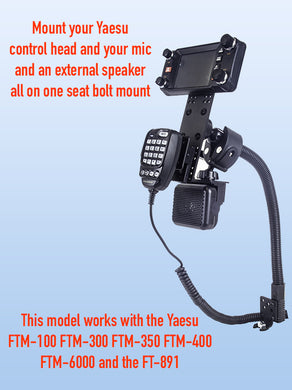 Base Mount With Microphone Holder For The Yaesu FT-857 FT-7800 FT-7900 –  Lido Radio Products